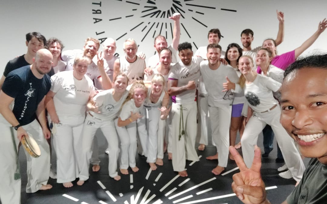 Openingstraining capoeira bij Energia Martial Arts