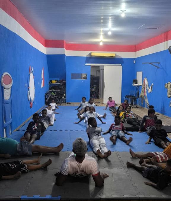 Batuque Capoeira helpt in Olinda Brazilië